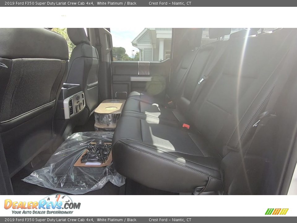 2019 Ford F350 Super Duty Lariat Crew Cab 4x4 White Platinum / Black Photo #18
