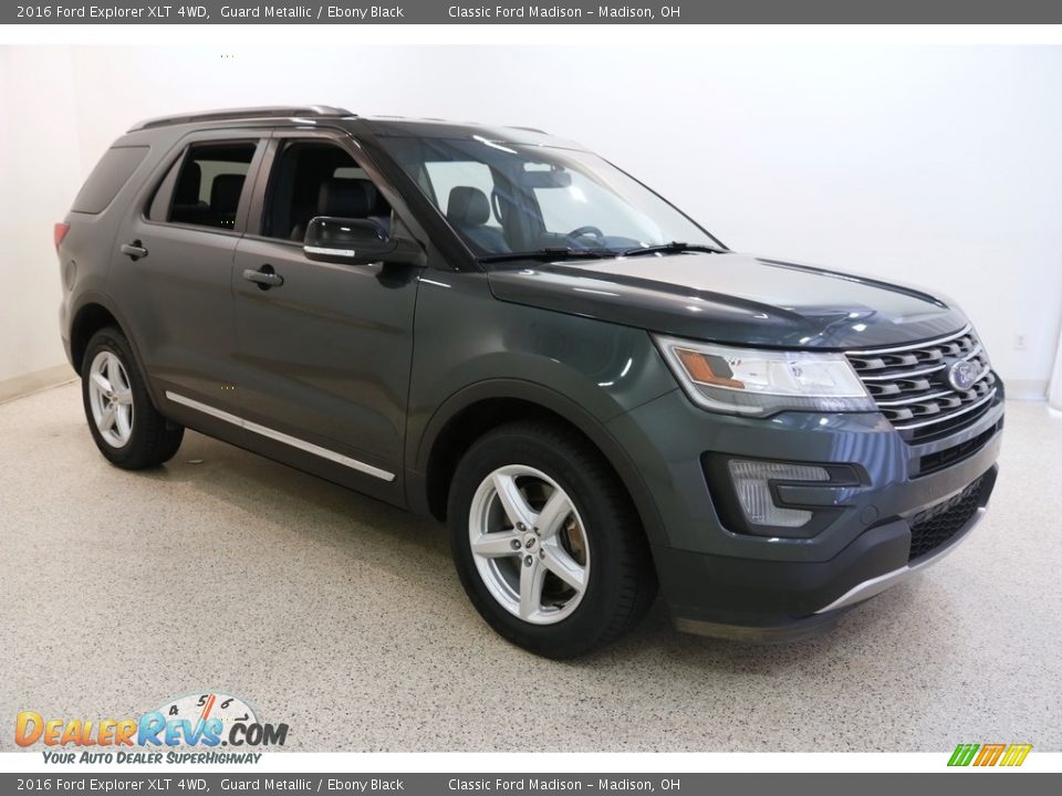 2016 Ford Explorer XLT 4WD Guard Metallic / Ebony Black Photo #1