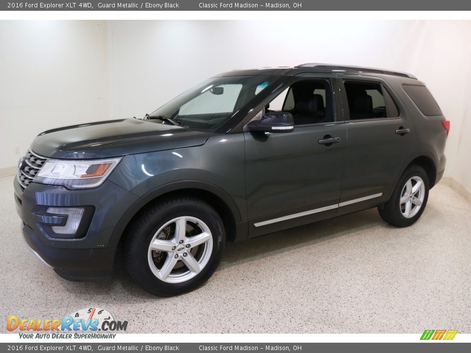 2016 Ford Explorer XLT 4WD Guard Metallic / Ebony Black Photo #3