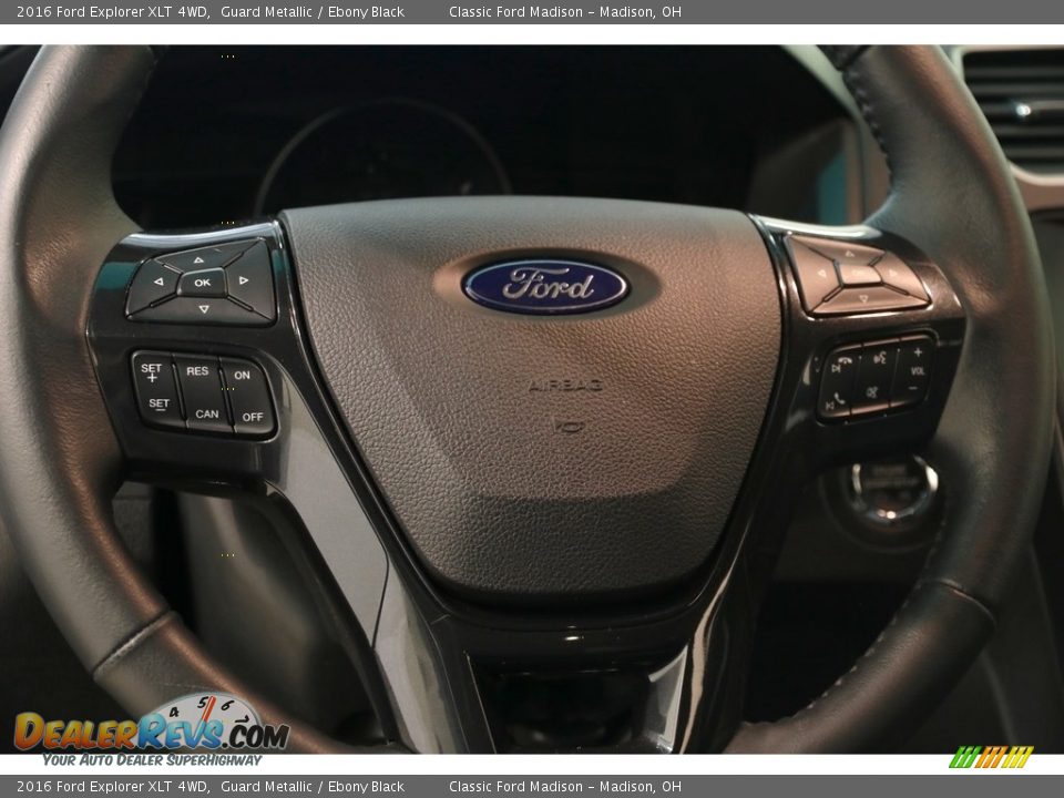 2016 Ford Explorer XLT 4WD Guard Metallic / Ebony Black Photo #7