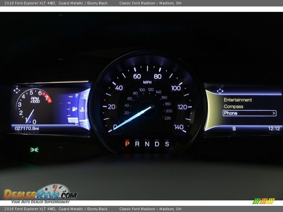 2016 Ford Explorer XLT 4WD Guard Metallic / Ebony Black Photo #8