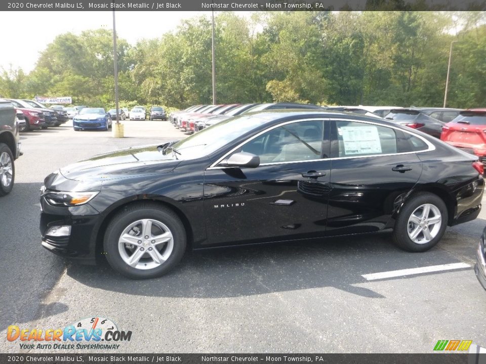 2020 Chevrolet Malibu LS Mosaic Black Metallic / Jet Black Photo #2