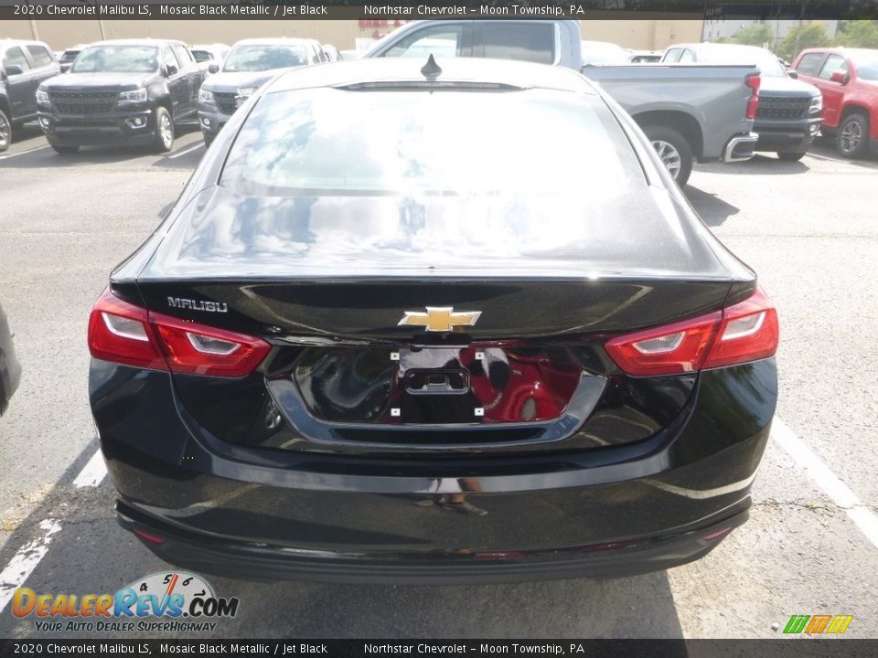 2020 Chevrolet Malibu LS Mosaic Black Metallic / Jet Black Photo #4