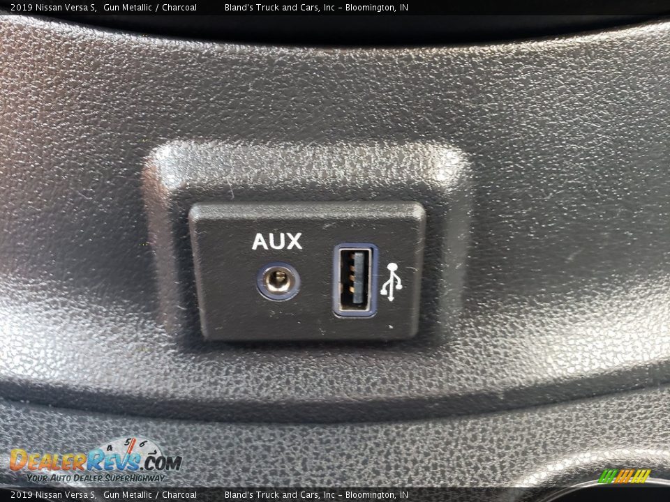 2019 Nissan Versa S Gun Metallic / Charcoal Photo #15