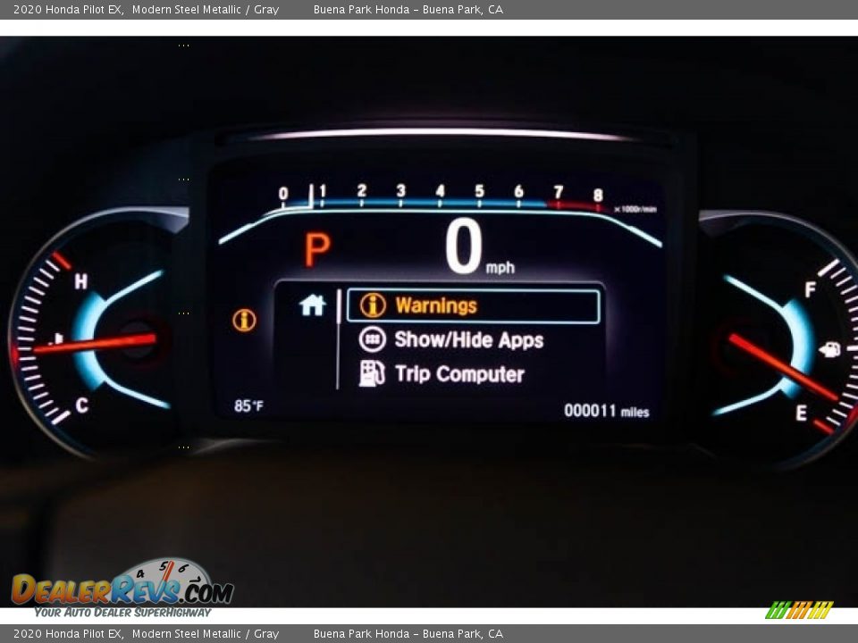 2020 Honda Pilot EX Gauges Photo #19