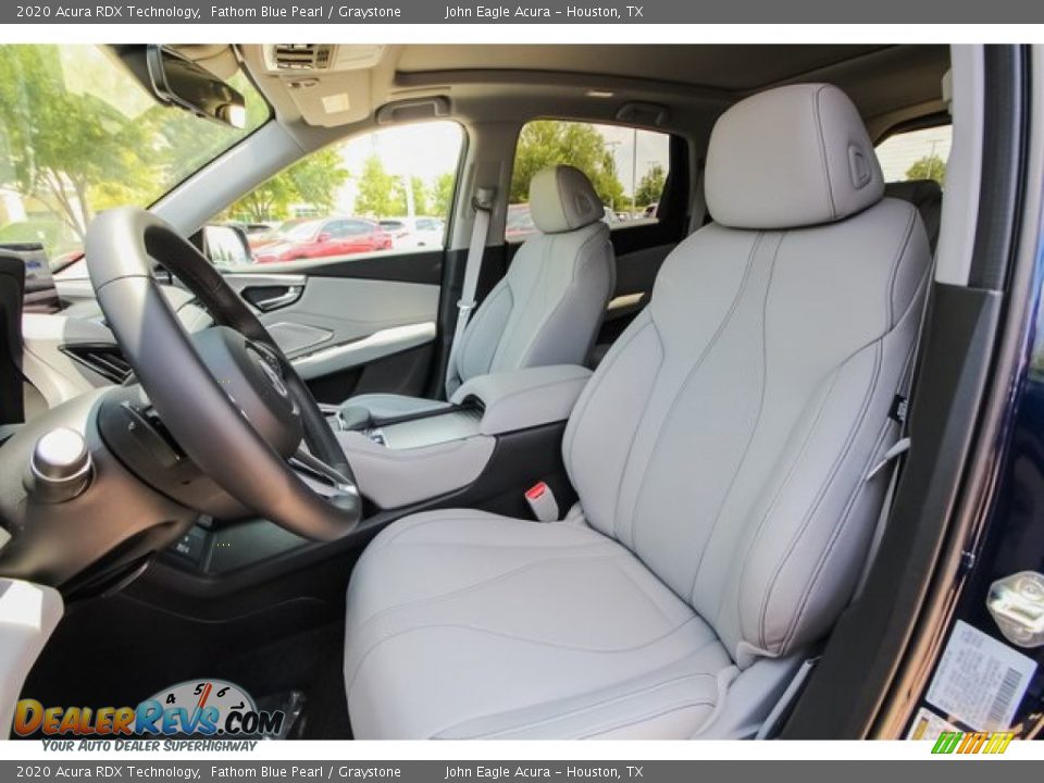 2020 Acura RDX Technology Fathom Blue Pearl / Graystone Photo #16