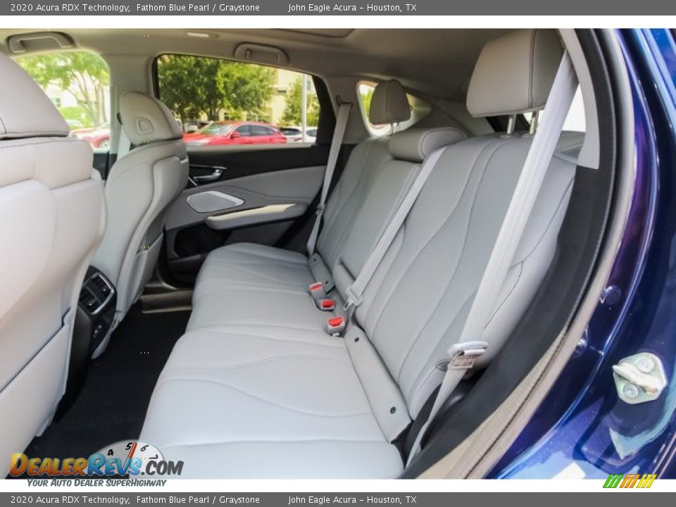 2020 Acura RDX Technology Fathom Blue Pearl / Graystone Photo #18