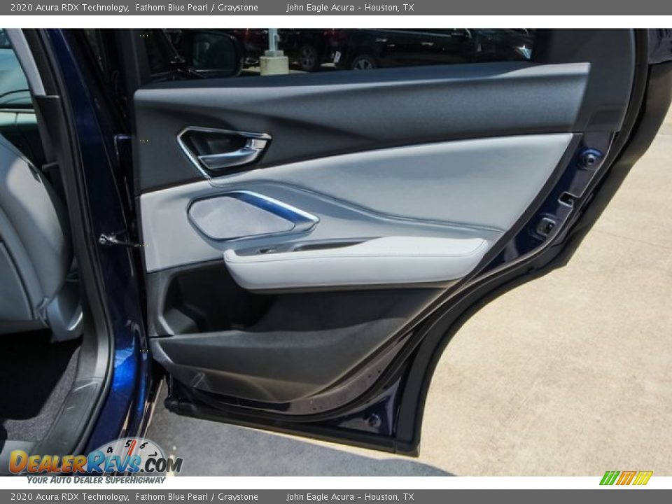 2020 Acura RDX Technology Fathom Blue Pearl / Graystone Photo #21
