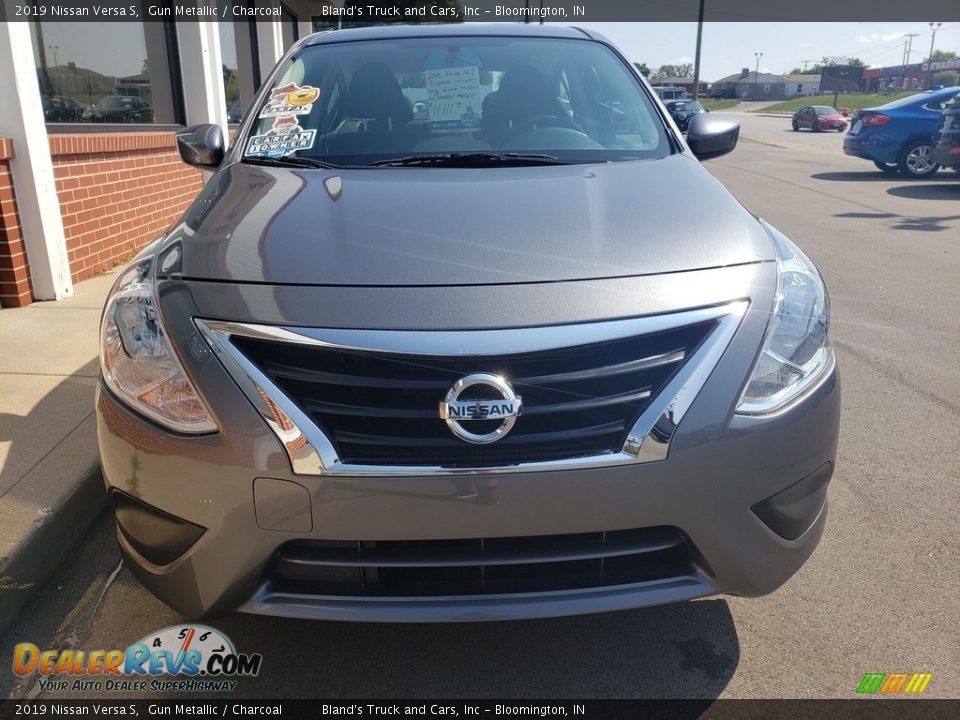 2019 Nissan Versa S Gun Metallic / Charcoal Photo #31