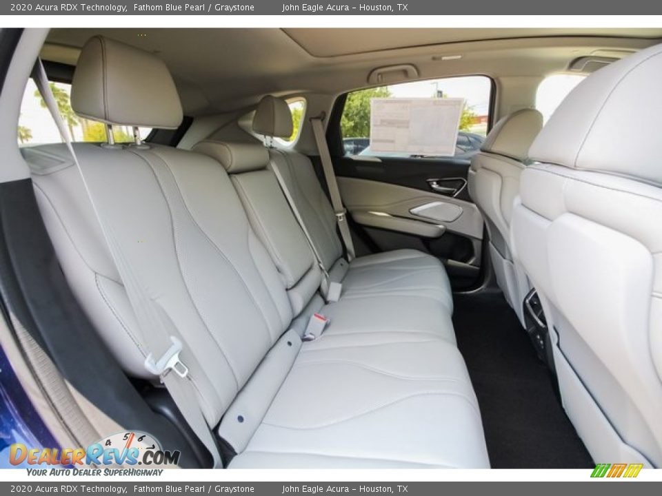 2020 Acura RDX Technology Fathom Blue Pearl / Graystone Photo #22