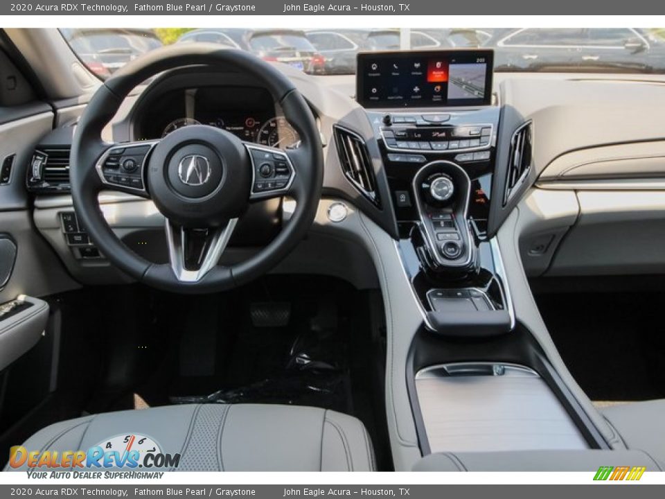 2020 Acura RDX Technology Fathom Blue Pearl / Graystone Photo #26