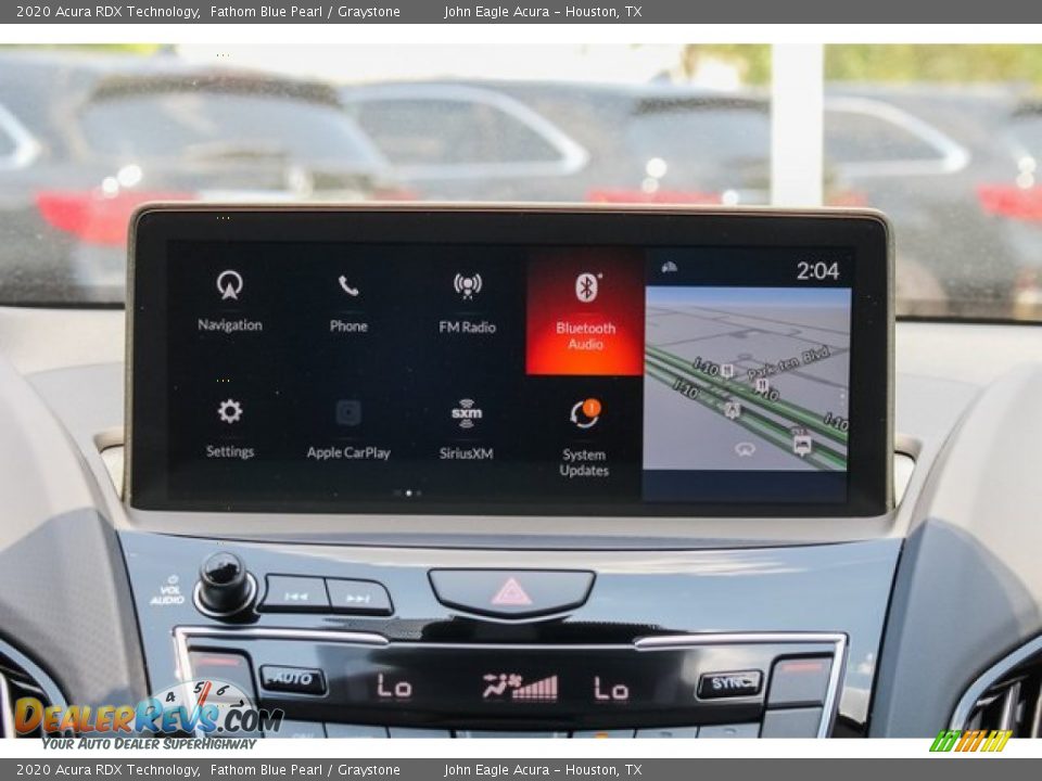 2020 Acura RDX Technology Fathom Blue Pearl / Graystone Photo #28