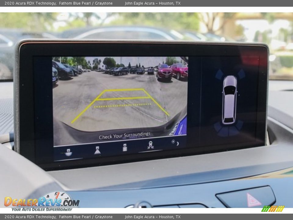 2020 Acura RDX Technology Fathom Blue Pearl / Graystone Photo #32