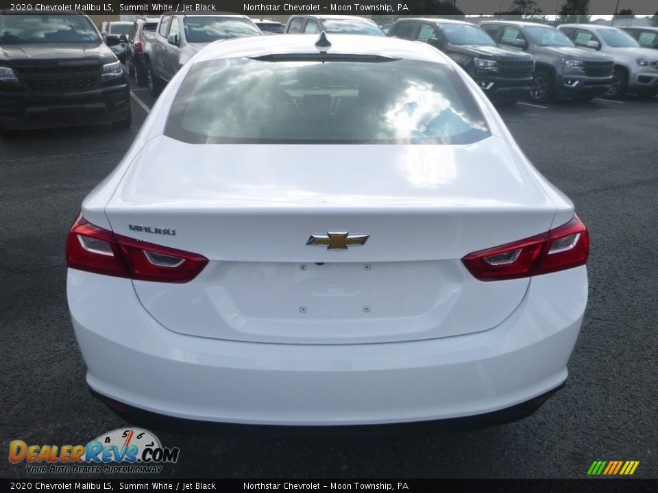 2020 Chevrolet Malibu LS Summit White / Jet Black Photo #4