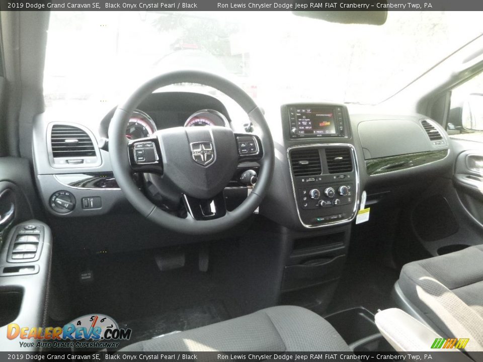 2019 Dodge Grand Caravan SE Black Onyx Crystal Pearl / Black Photo #10