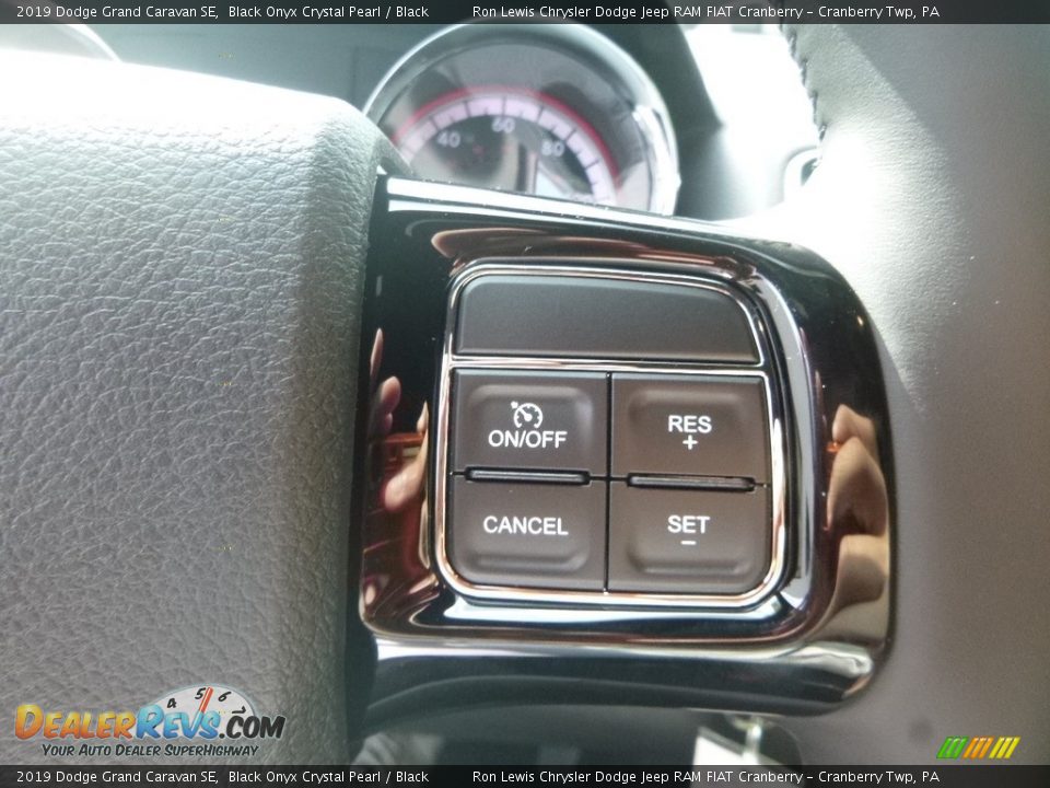 2019 Dodge Grand Caravan SE Black Onyx Crystal Pearl / Black Photo #16