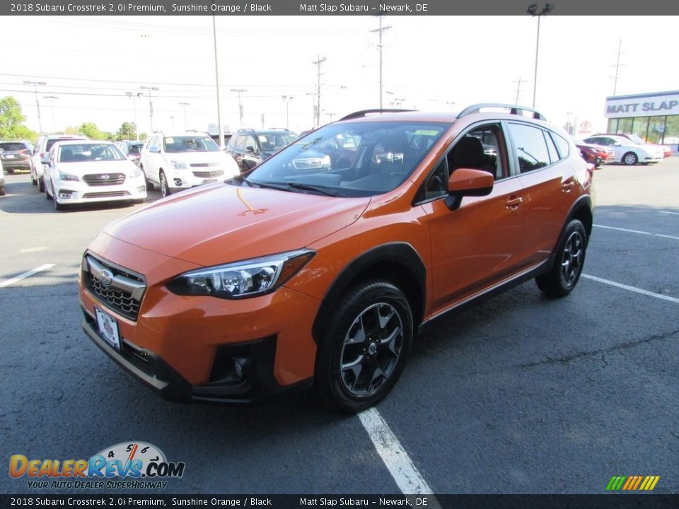 2018 Subaru Crosstrek 2.0i Premium Sunshine Orange / Black Photo #2