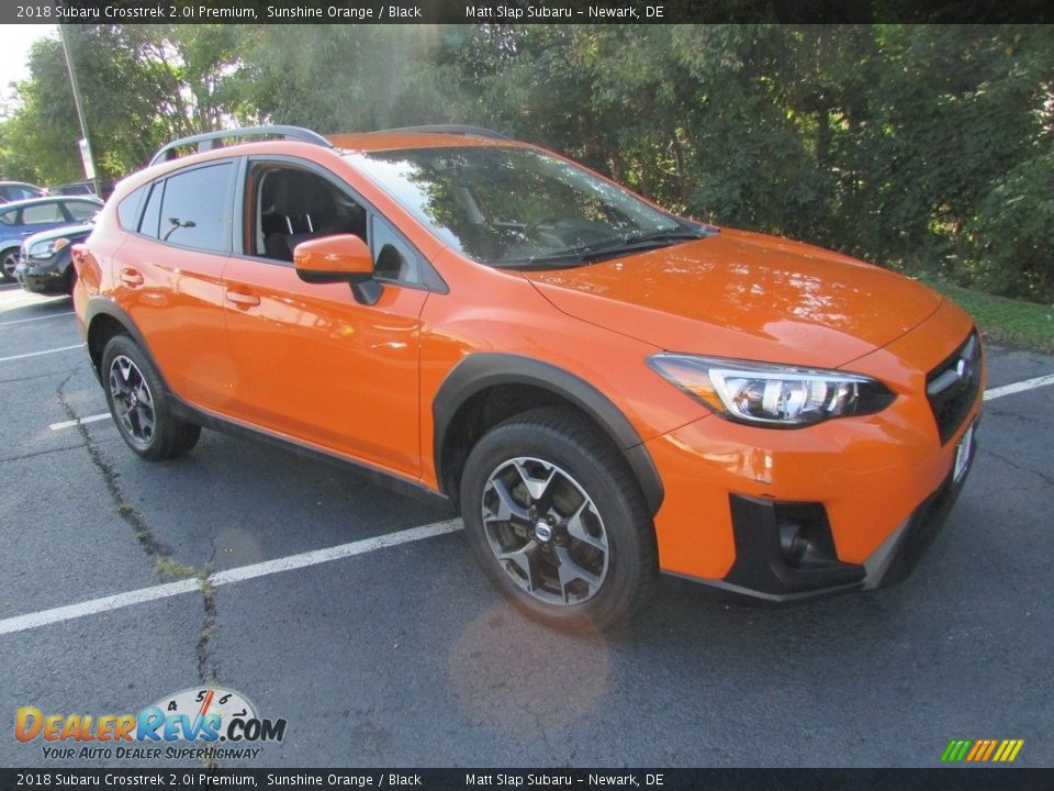 2018 Subaru Crosstrek 2.0i Premium Sunshine Orange / Black Photo #4