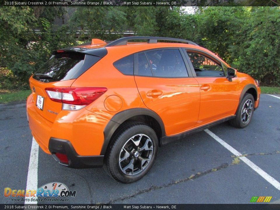 2018 Subaru Crosstrek 2.0i Premium Sunshine Orange / Black Photo #6