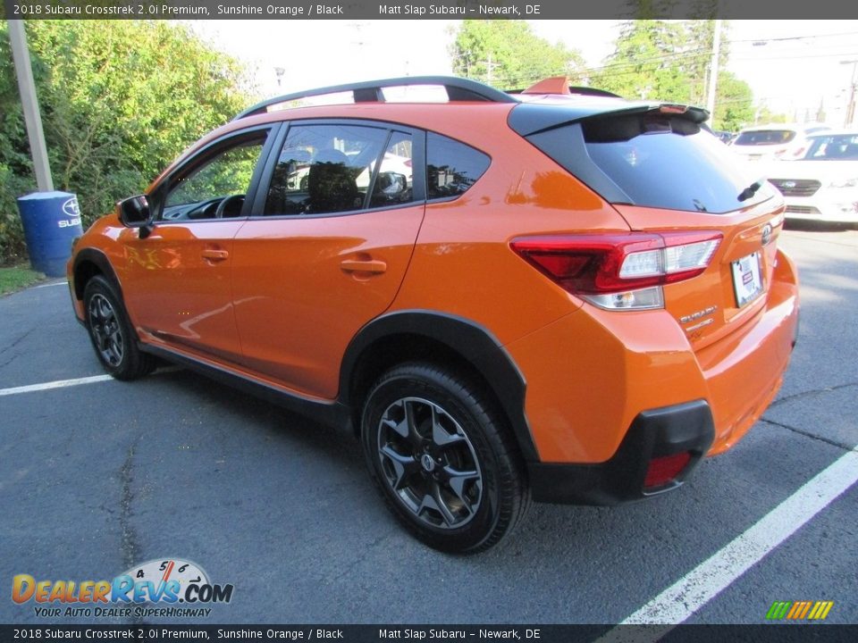 2018 Subaru Crosstrek 2.0i Premium Sunshine Orange / Black Photo #8