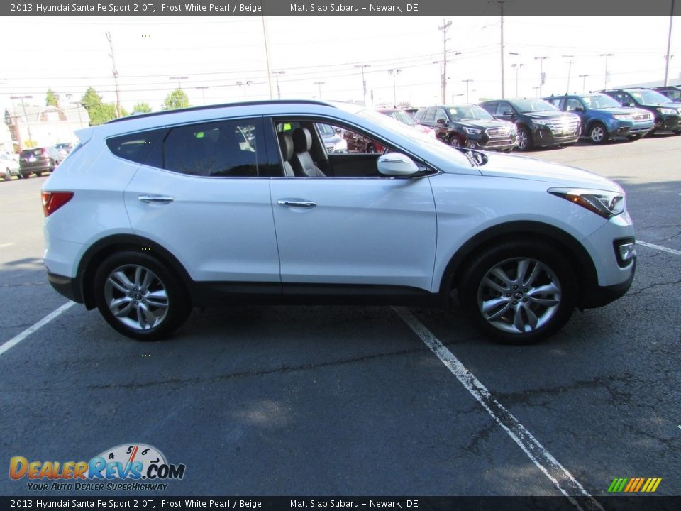 2013 Hyundai Santa Fe Sport 2.0T Frost White Pearl / Beige Photo #5