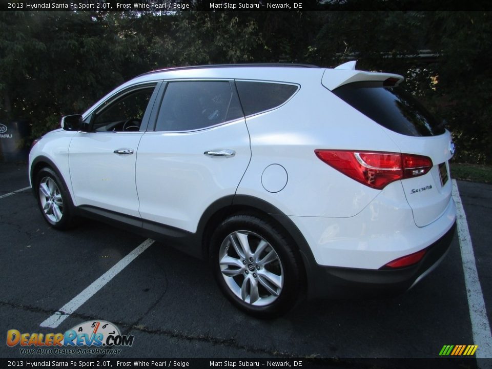 2013 Hyundai Santa Fe Sport 2.0T Frost White Pearl / Beige Photo #8