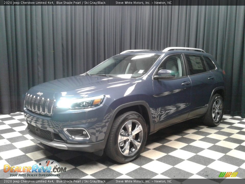 2020 Jeep Cherokee Limited 4x4 Blue Shade Pearl / Ski Gray/Black Photo #2