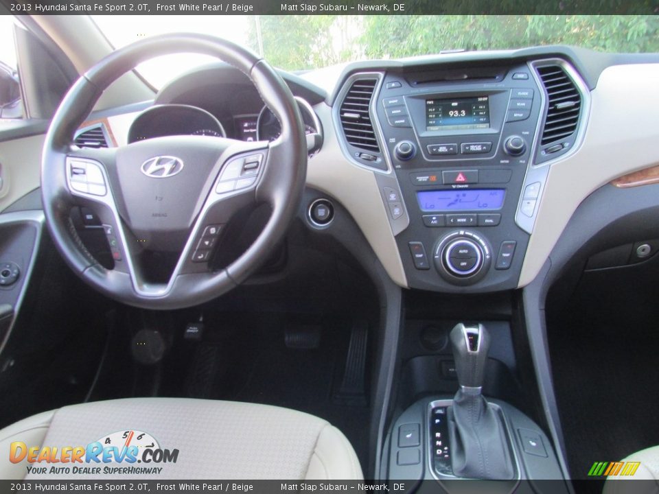 2013 Hyundai Santa Fe Sport 2.0T Frost White Pearl / Beige Photo #10