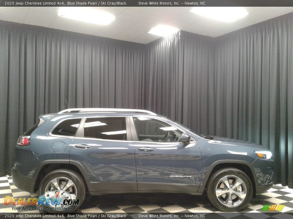 2020 Jeep Cherokee Limited 4x4 Blue Shade Pearl / Ski Gray/Black Photo #5