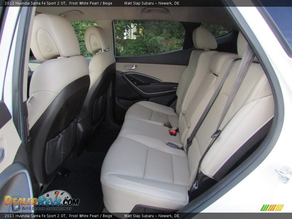 2013 Hyundai Santa Fe Sport 2.0T Frost White Pearl / Beige Photo #21