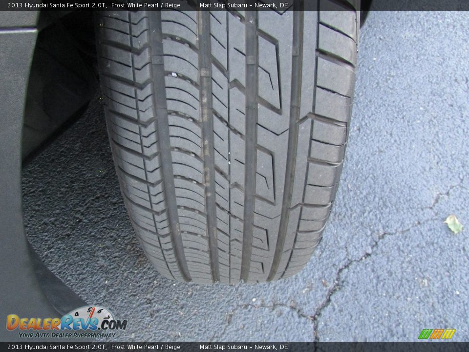 2013 Hyundai Santa Fe Sport 2.0T Frost White Pearl / Beige Photo #23
