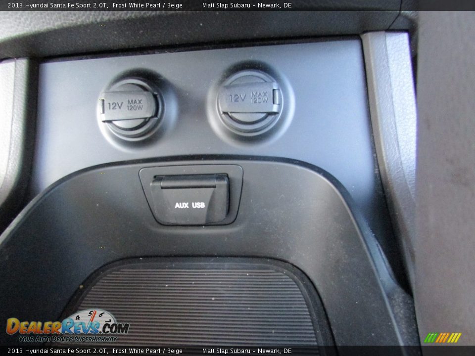 2013 Hyundai Santa Fe Sport 2.0T Frost White Pearl / Beige Photo #26