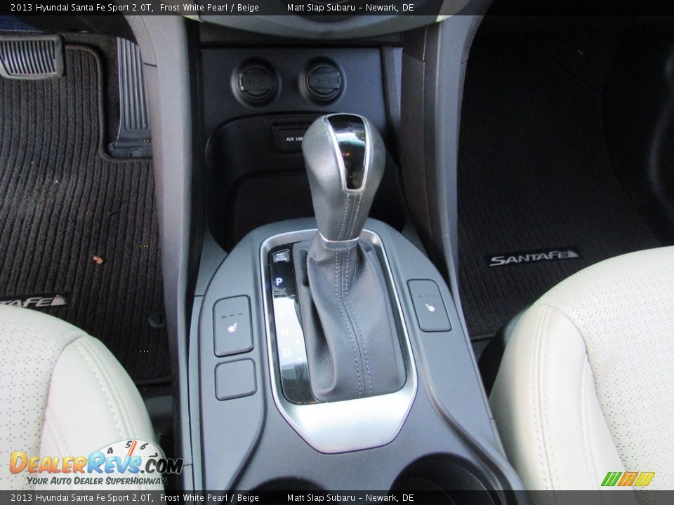 2013 Hyundai Santa Fe Sport 2.0T Frost White Pearl / Beige Photo #27