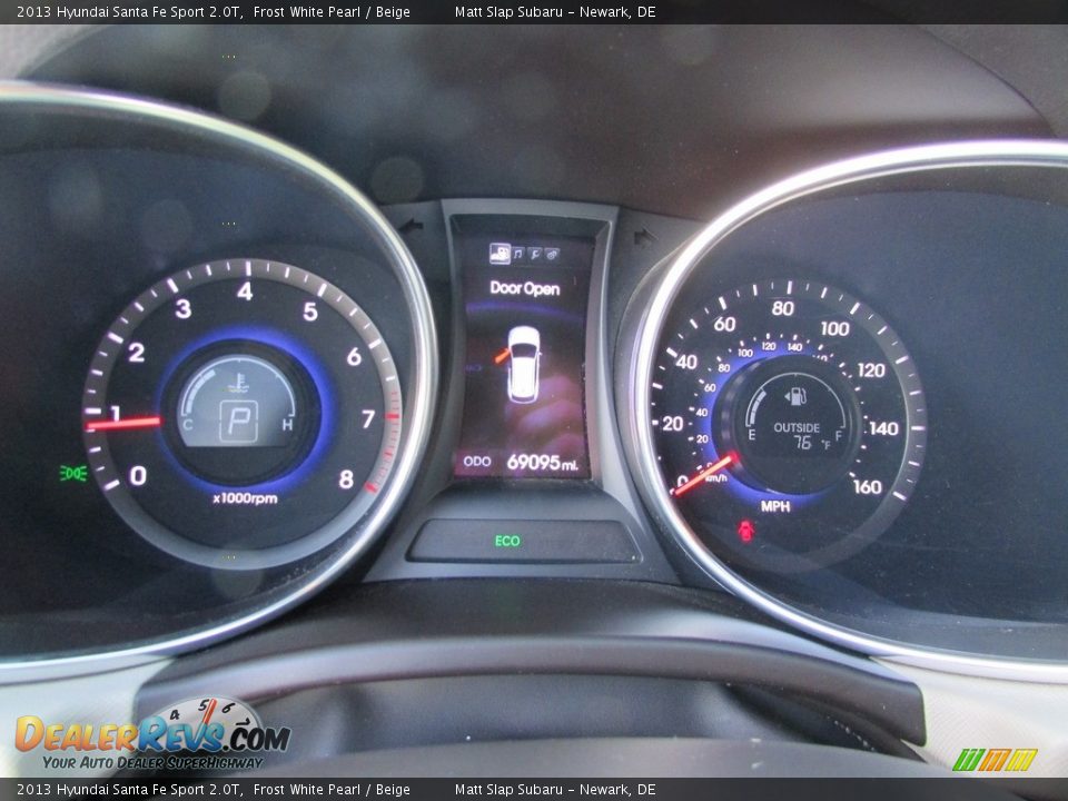 2013 Hyundai Santa Fe Sport 2.0T Frost White Pearl / Beige Photo #28