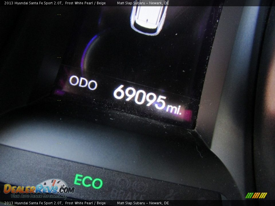 2013 Hyundai Santa Fe Sport 2.0T Frost White Pearl / Beige Photo #29