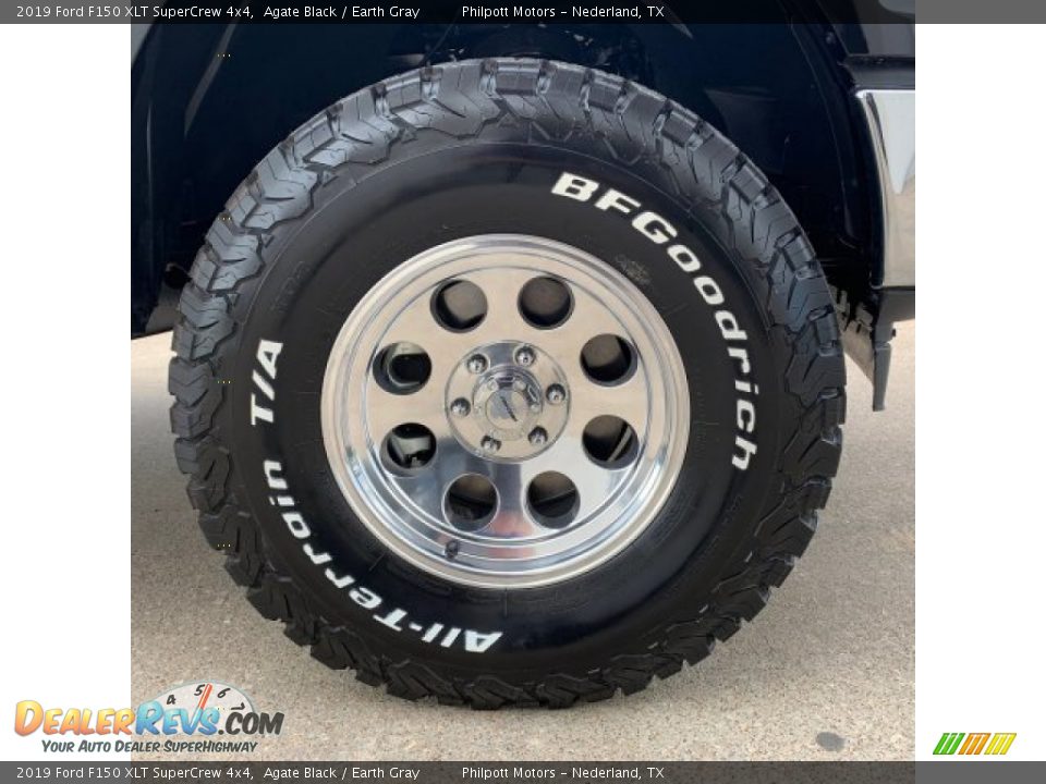 2019 Ford F150 XLT SuperCrew 4x4 Agate Black / Earth Gray Photo #8