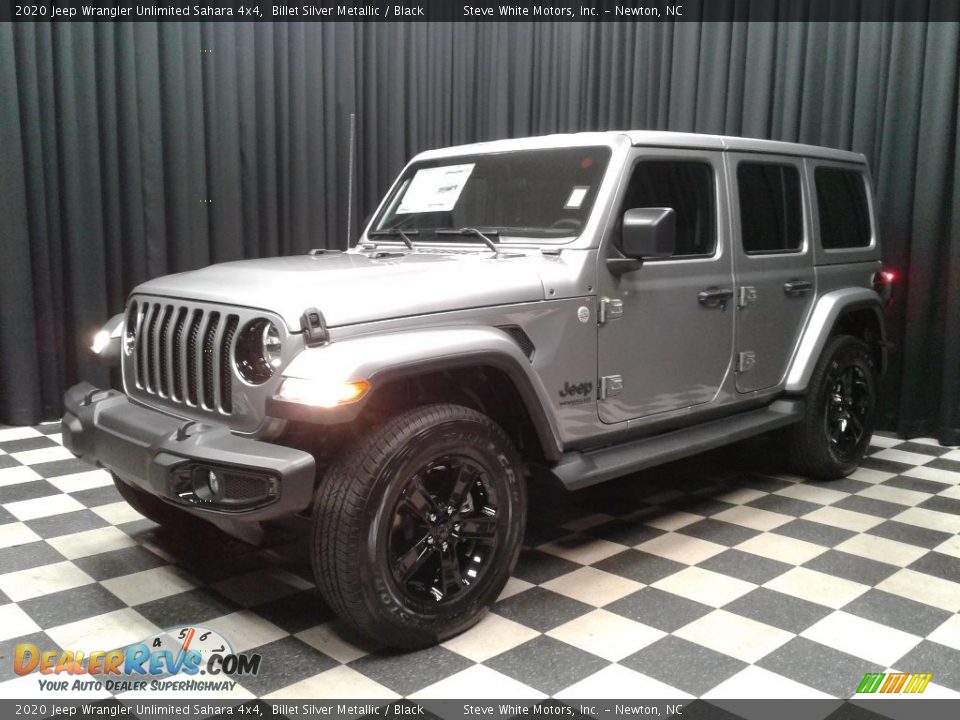 2020 Jeep Wrangler Unlimited Sahara 4x4 Billet Silver Metallic / Black Photo #2