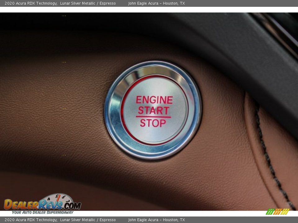 2020 Acura RDX Technology Lunar Silver Metallic / Espresso Photo #34
