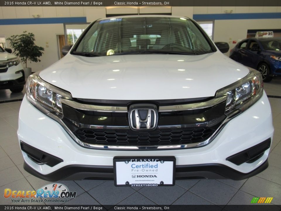 2016 Honda CR-V LX AWD White Diamond Pearl / Beige Photo #13