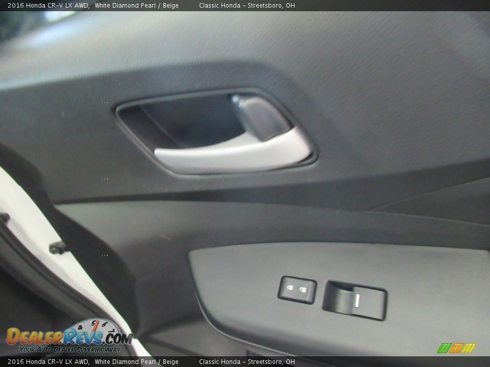 2016 Honda CR-V LX AWD White Diamond Pearl / Beige Photo #19
