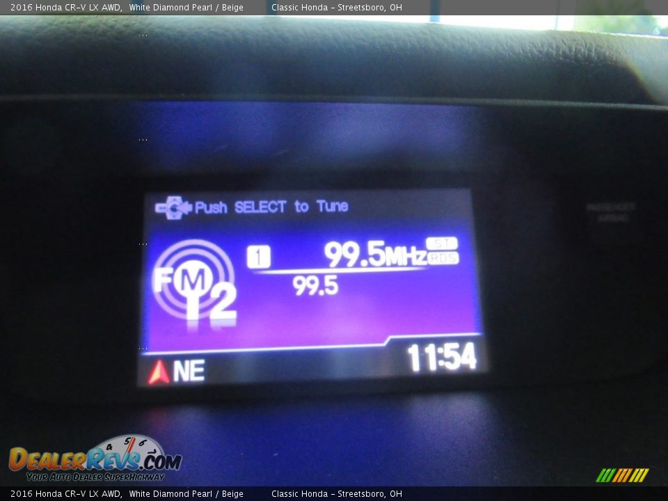 2016 Honda CR-V LX AWD White Diamond Pearl / Beige Photo #28