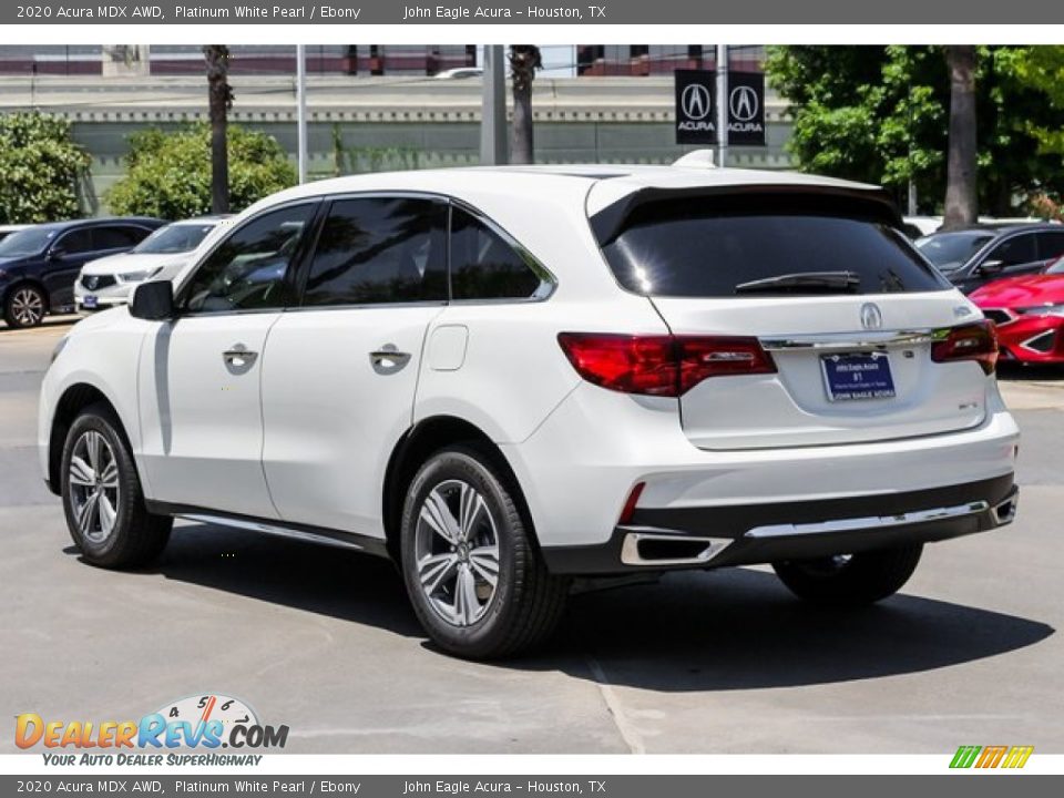 2020 Acura MDX AWD Platinum White Pearl / Ebony Photo #5