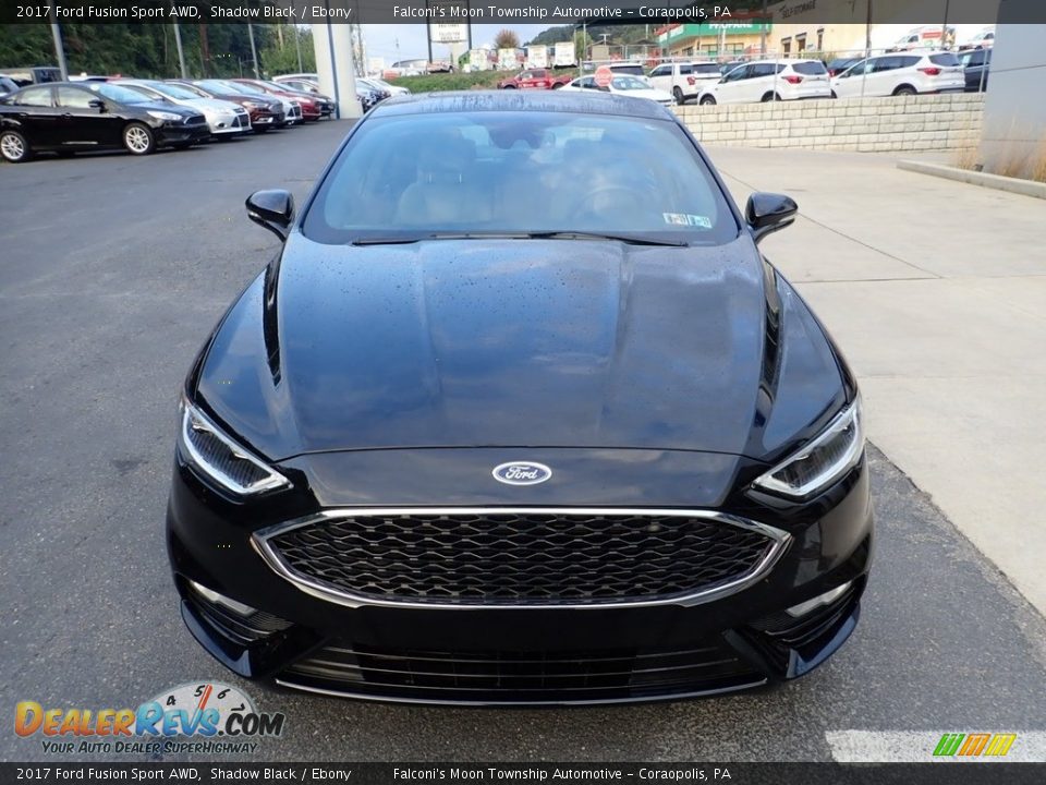 2017 Ford Fusion Sport AWD Shadow Black / Ebony Photo #8
