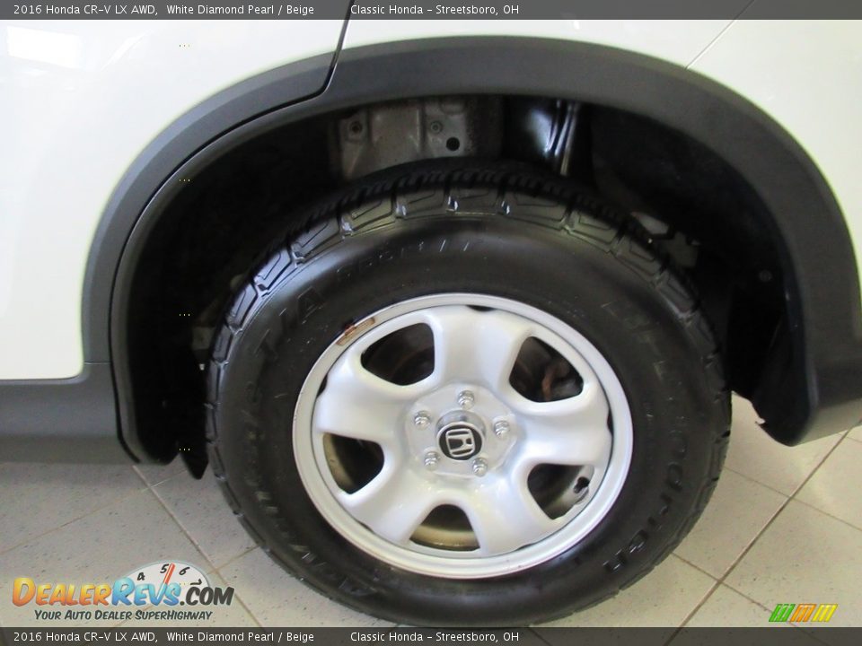 2016 Honda CR-V LX AWD White Diamond Pearl / Beige Photo #35