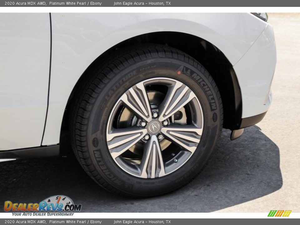 2020 Acura MDX AWD Platinum White Pearl / Ebony Photo #9