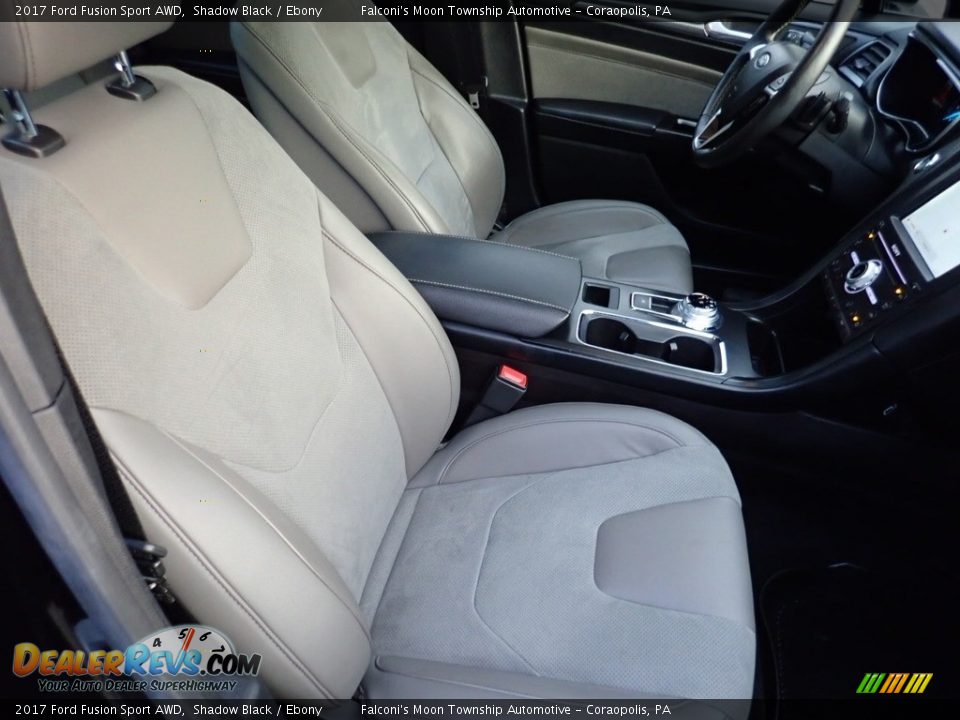 2017 Ford Fusion Sport AWD Shadow Black / Ebony Photo #11