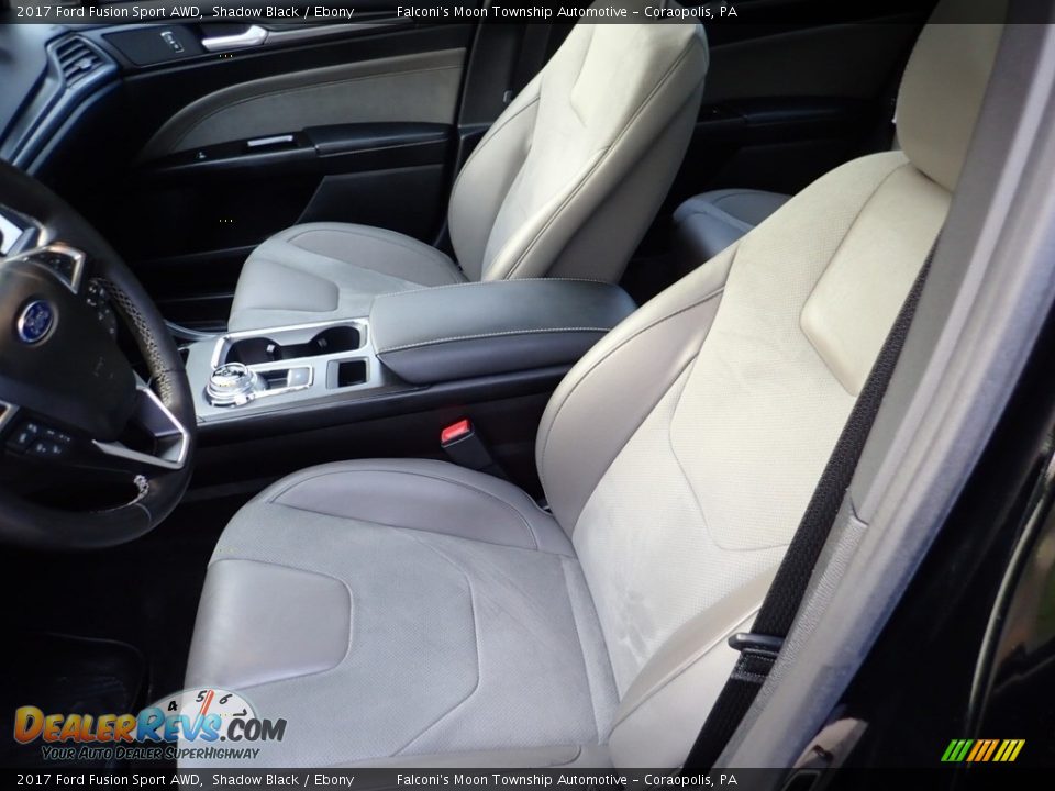 2017 Ford Fusion Sport AWD Shadow Black / Ebony Photo #15