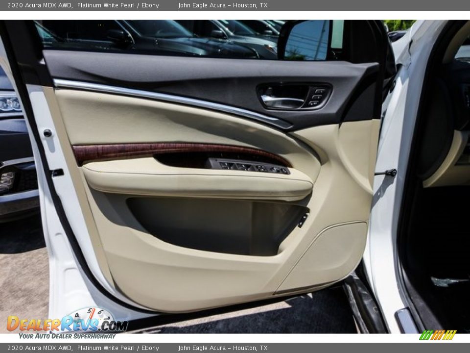 2020 Acura MDX AWD Platinum White Pearl / Ebony Photo #14