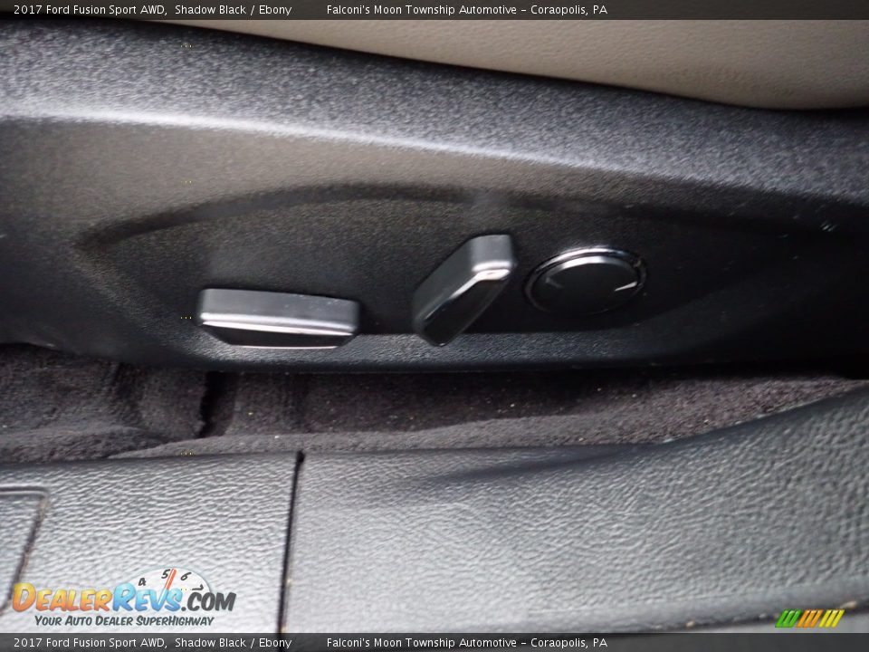 2017 Ford Fusion Sport AWD Shadow Black / Ebony Photo #19