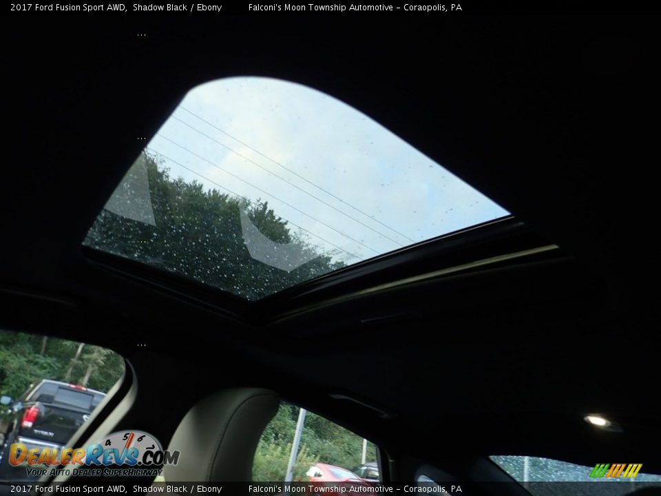 2017 Ford Fusion Sport AWD Shadow Black / Ebony Photo #20